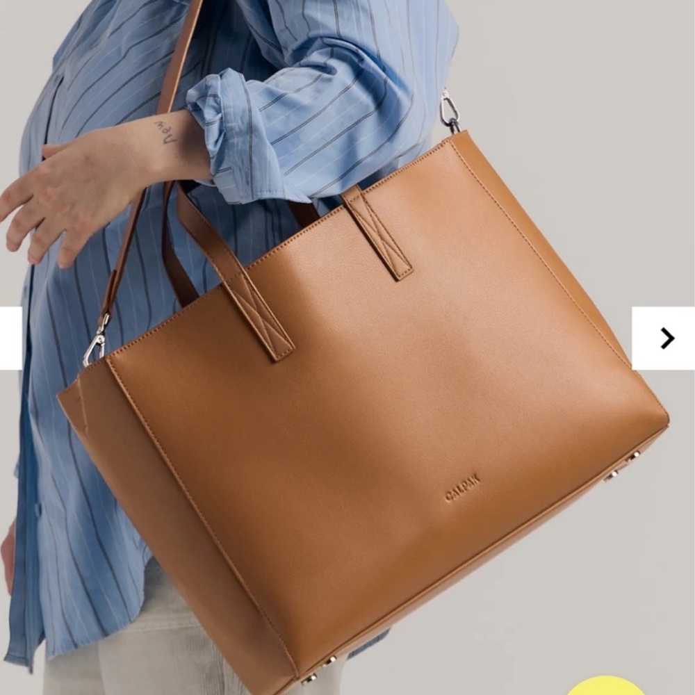 Haven 16" Laptop Tote Bag in Toffee